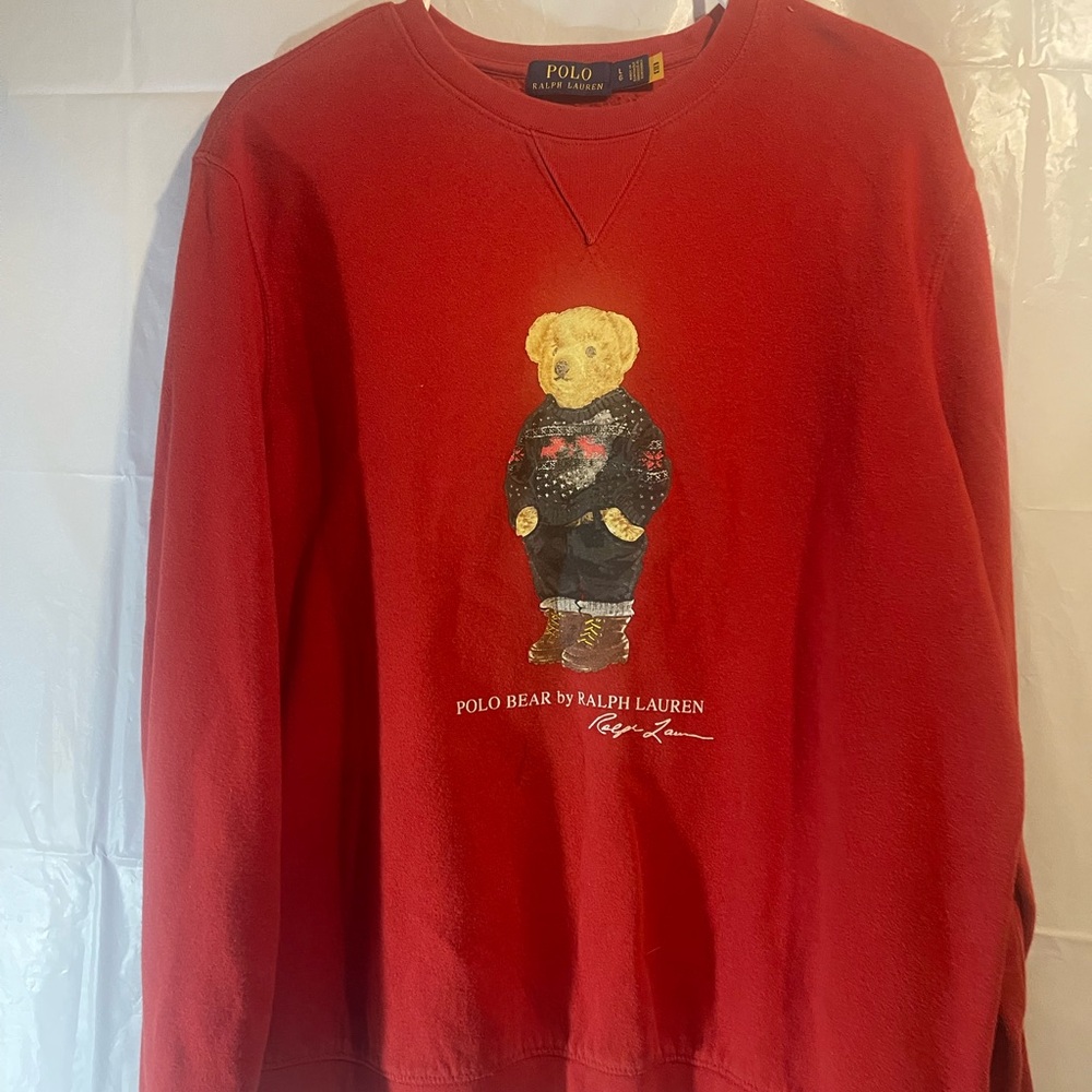 Polo Ralph Lauren Red Bear Sweatshirt